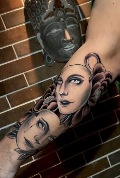 Tatuagem realizada por Madhava